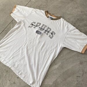 NBA San Antonio Spurs Logo Bleached TShirt